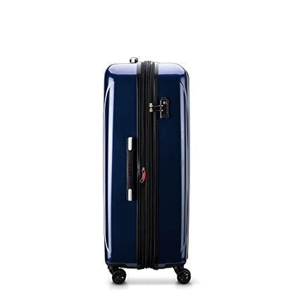 DELSEY PARIS Helium Aero 스피너 휠이 있는 확장 가능한 하드사이드 수하물, 블루 코발트, 단일 사이즈, Helium Aero 스피너 휠이 있는 확장 가능한 하드사이드 수하물 - color: 블루 코발트, size: Checked-Large 29 Inch
