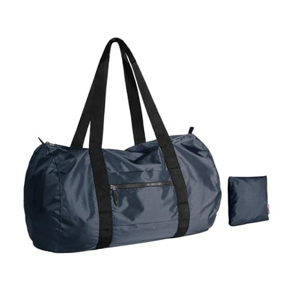 pack all Lightweight Travel Duffel Bag, 45L Foldable Weekender Bag - color: Navy, size: 45L