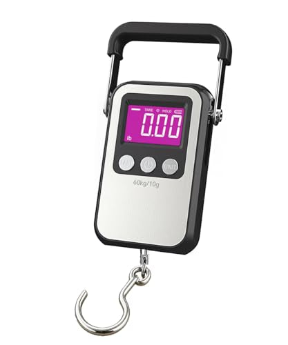 Digital Hanging Scales Luggage Scale 132lb 60kg Fishing Fish