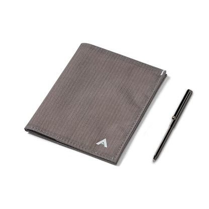 Allett Original Wallet, RFID Blocking Slim (Nylon, Charcoal Grey) - color: 02-Charcoal Grey