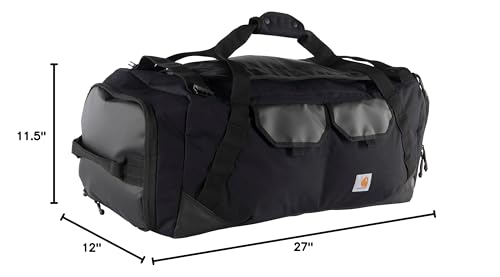 Carhartt Heavy-Haul Nylon Duck 55L Duffel Black - color: Black, style: 55l