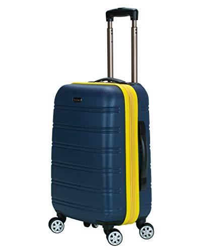 Rockland Melbourne Hardside Expandable Spinner Wheel Luggage, Carry-On 20", Navy - color: Navy, size: Carry-On 20"