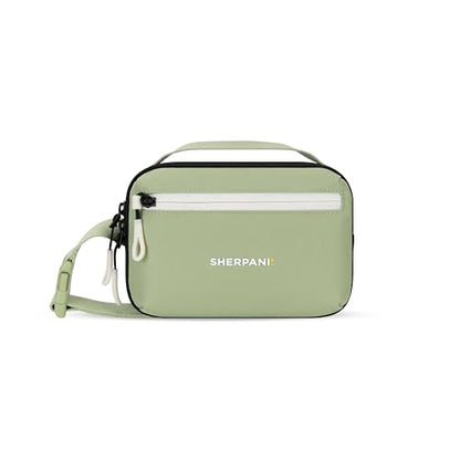 Sherpani Hyk, Small Sling Bag, Lightweight Travel Fanny Pack - color: Palm