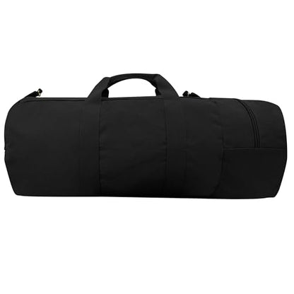 Rothco Canvas Double-Ender Sports Bag - Durable & Spacious Travel Companion or Gym Accessory - color: Black