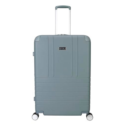 Jessica Simpson Countryside 2-Piece Set (21" & 30") Expandable 8-Wheel Spinner Large Checked Luggage Suitcase, Chinois Green - color: Chinois Green, size: 2-Piece Set