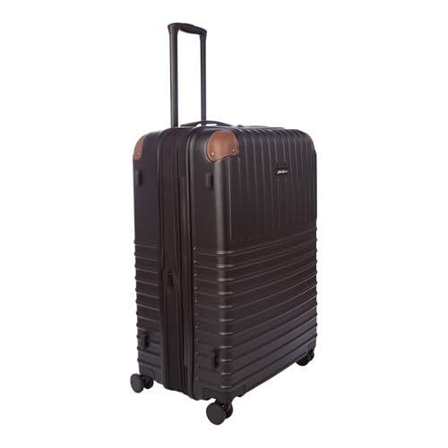 Eddie Bauer Strata Luggage | Hardside | Spinner Wheels | Expandable | Lightweight | Travel Essentials, Black, 30" (Check-In) - color: Black, size: 30" (Check-In)