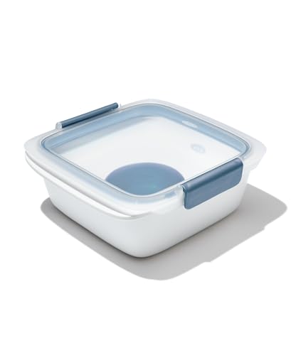 OXO Good Grips Prep & Go Food Storage Salad Container - 6.3 Cup, Ocean Blue - color: Ocean Blue, style: Salad Container