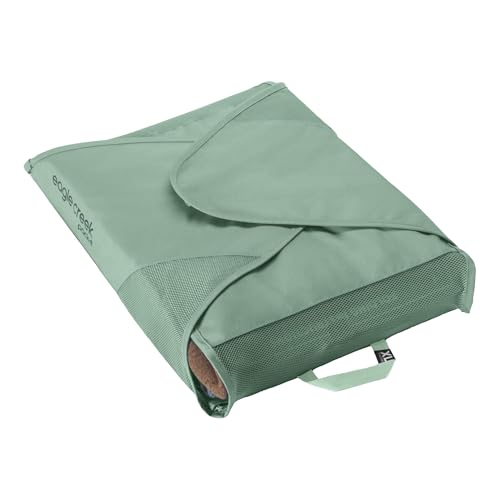 Pack-It® Reveal Garment Folder Packing Cube XL | Travel Garment Bag with Compression Wings to Maximize Luggage Space, Convenient Top Handle, Quick Drying Material - color: Willow Green