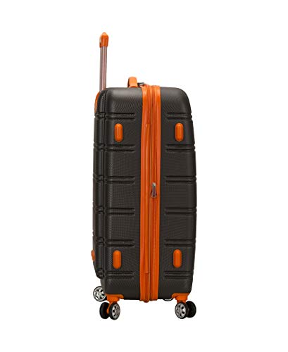 Rockland Melbourne Hardside Expandable Spinner Wheel Luggage, Charcoal, 2 Piece (20"/28") - color: Charcoal, size: 2 Piece (20"/28")