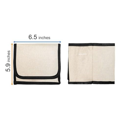 2 in 1 Luggage Cup Holder for Suitcase Airplane Drink Carrier Off-White - color: off-white