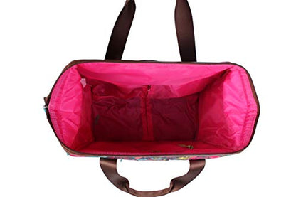 Lily Bloom Design Pattern Carry on Bag Wheeled Cabin Tote (Playful Gray) - color: Playful Gray