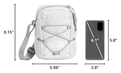 The North Face Jester Crossbody Bag - color: Tnf White Metallic Mélange/Mid Grey-npf