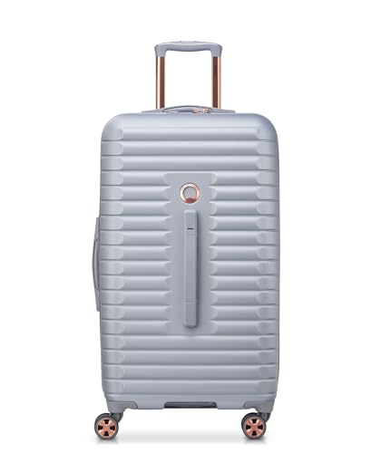 DELSEY PARIS Cruise 3.0, 26 Inch Checked Trunk Luggage, Platinum - color: Platinum, size: Checked 26 Inch Trunk
