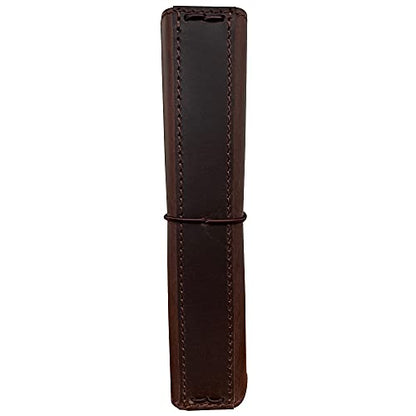 newestor Travelers Notebook Cover with Inner Pockets, Card Slots and Pen Holder, Standard Size, Dark Brown - size: Standard Size
