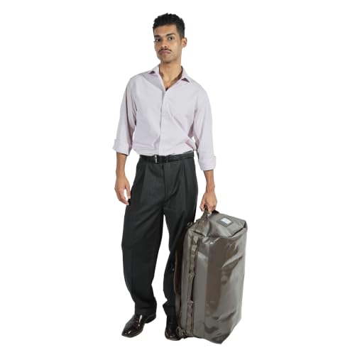 Baboon to the Moon Go-Bag Big Duffle Bag 60L, Stylish Travel Bag, Charcoal - color: Charcoal, size: BIG (60L)
