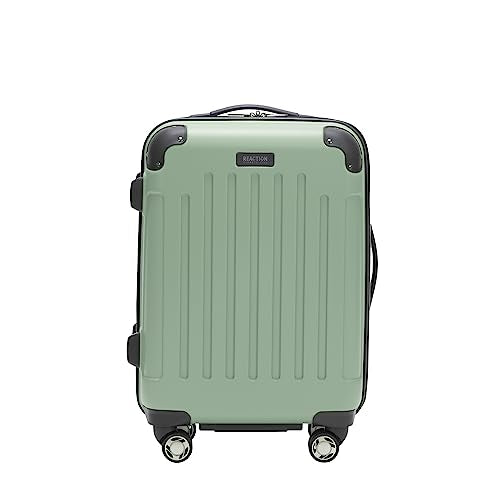 Kenneth Cole REACTION Renegade Luggage Expandable 8-Wheel Spinner Lightweight Hardside Suitcase, Seafoam, 20-Inch Carry On - color: Seafoam, size: 20-Inch Carry On