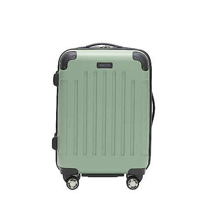 Kenneth Cole REACTION Renegade Luggage Expandable 8-Wheel Spinner Lightweight Hardside Suitcase, Seafoam, 20-Inch Carry On - color: Seafoam, size: 20-Inch Carry On