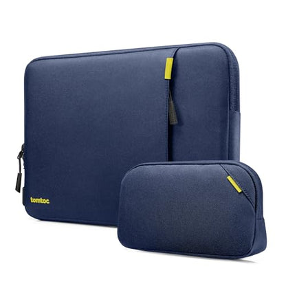 tomtoc 360 Protective Laptop Sleeve Kit for 15-inch MacBook Air M5/A3448 - color: Navy Blue, size: 15-inch