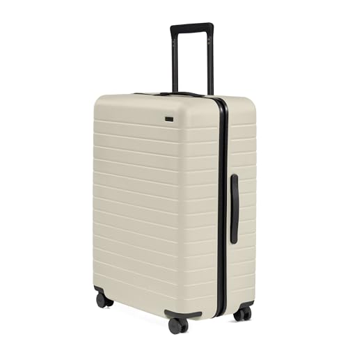 Away Large Checked Luggage, 29-inch Lightweight Hardside Spinner Suitcase - color: Salt White Matte