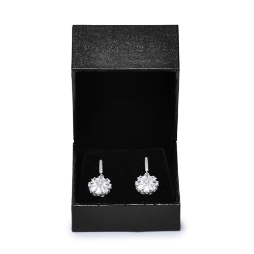 Oirlv Black Earring Box,Earring Gift Box for Engagement/Proposal/Christmas - color: Earrings box