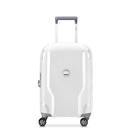 DELSEY PARIS Clavel Hardside Expandable Luggage with Spinner Wheels, White, 2-Piece Set (19/30) - color: White, size: 2-Piece Set (19/30 Inch)