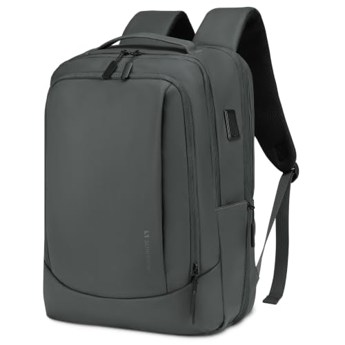 38L Travel Backpack 17" Laptop Backpack, Grey - color: Grey
