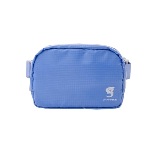 geckobrands Waterproof Belt Bag – Water-Resistant Gear Organizer with Phone Window & Adjustable Strap - color: Periwinkle
