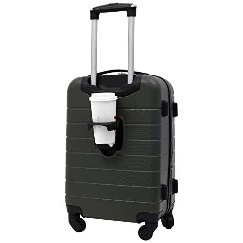 Wrangler Smart Spinner Hardside Luggage, 2 Piece Set, Deep Depths - color: Deep Depths, size: 2 Piece Set