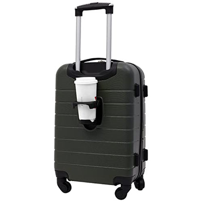Wrangler Smart Spinner Hardside Luggage, 2 Piece Set, Deep Depths - color: Deep Depths, size: 2 Piece Set