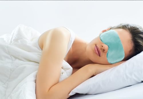 Sleep Masks Soft Silky Eye Mask Cover for Sleeping for Women and Men (Pack of 2) - size: 1 Count (Pack of 2)