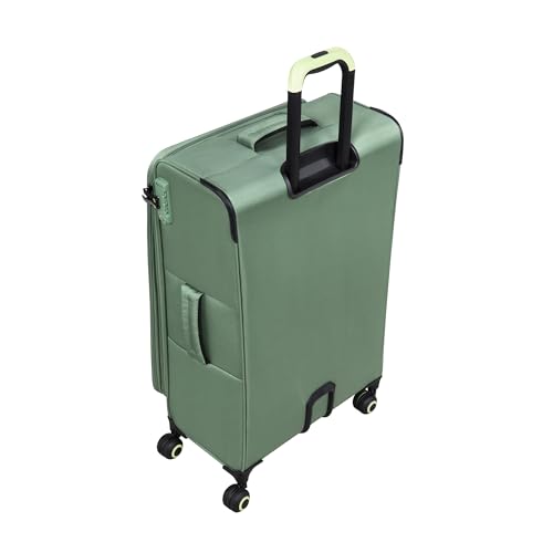 It Luggage Circulator 22" Softside Carry-On 8 Wheel Expandable Spinner, Hedge Green - color: Hedge Green