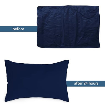 Small Pillow Mini Pillow for Travel 2 Pack 11" x 7" Tiny Pillows, Blue - color: Blue