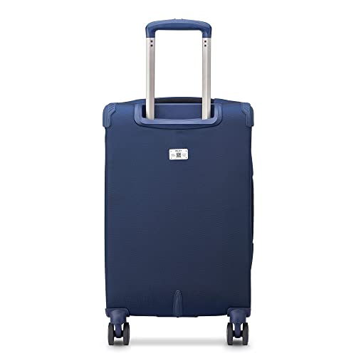DELSEY PARIS 헬륨, 네이비 블루, 기내용 20인치, Helium DLX 소프트사이드 확장 가능한 캐리어 스피너 휠 포함 - color: 네이비 블루, size: 기내용 20인치