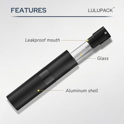 Lulupack Travel Perfume Bottle Refillable, 8ml Cologne Spray Atomizer, 6PCS - color: 6color-2