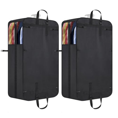 Univivi Garment Bag for Moving, Heavy Duty Suit Bag, 50 Inch, Set of 2 - size: 24"X50" - 2pcs - Heavy Duty