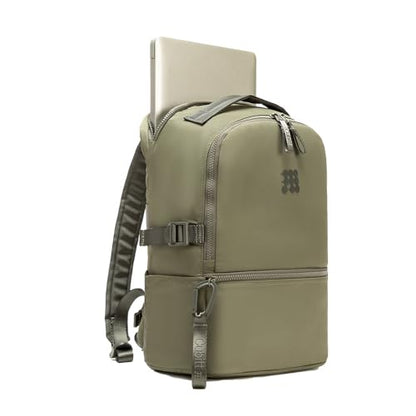Cubitt Backpack, Lightweight Laptop Backpack | Water-Resistant Backpack for Work, College & Travel with Organizer, 12kg Capacity - color: Olive Green