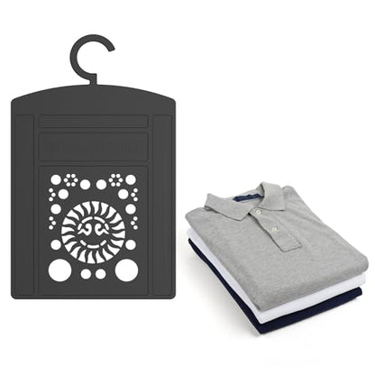 BoxLegend Shirt Folding Board Durable Shirt Folder Hook for Hanging - color: Black, size: Small
