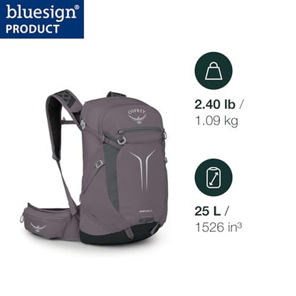Osprey Sportlite 25L Lightweight Hiking Backpack, Purple OS - color: Graphite Purple, style: 25l - Extended Fit