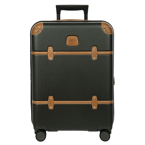 Bellagio 21" Expandable Cabin Trolley, Airline Approved, Spinner - Olive - color: Olive, size: 21" Carry On Expandable