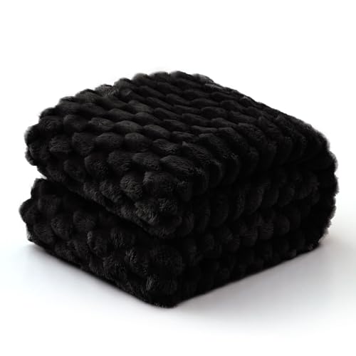 EXQ Home Large Turtle Shell Fleece Throw Blanket for Couch and Bed Black - color: Black#large Turtle, size: Throw