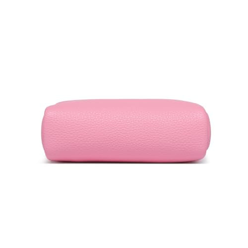 Makeup Bag for Purse Travel Cosmetic Bag (PU Azalea Pink) - color: Azalea Pink