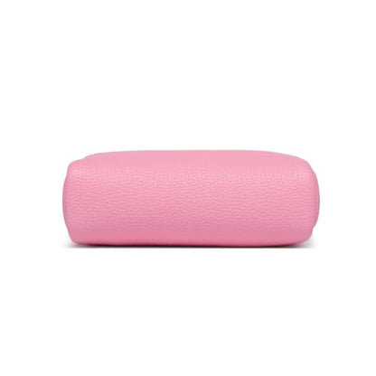 Makeup Bag for Purse Travel Cosmetic Bag (PU Azalea Pink) - color: Azalea Pink