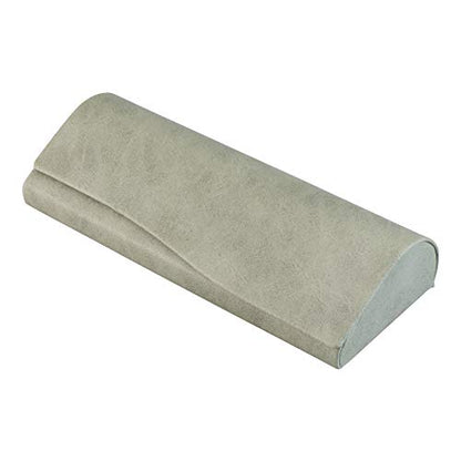 LifeArt Eyeglass Case Hard Shell, Portable Sunglass Case, Fashionable PU Leather Eyeglass Case, Lightweight - color: C_636_gray