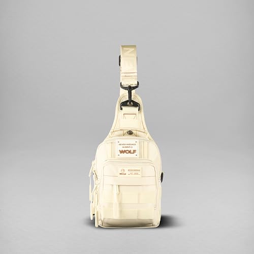WOLFpak 4L Mini Tactical Sling Bag Crossbody - color: Vanilla