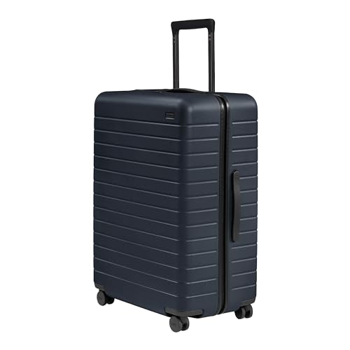 Away Large Checked Luggage, 29-inch Lightweight Hardside Spinner Suitcase - color: Navy Blue