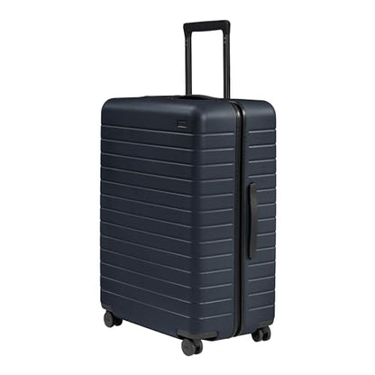 Away Large Checked Luggage, 29-inch Lightweight Hardside Spinner Suitcase - color: Navy Blue