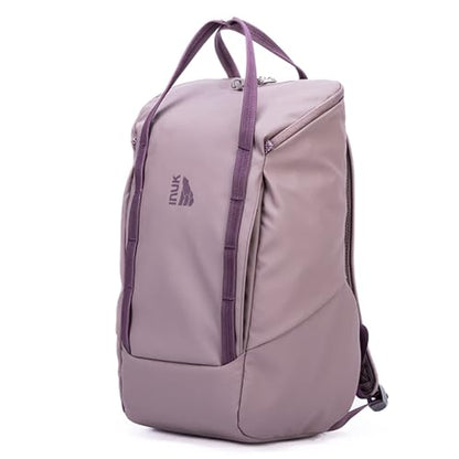 INUK Travel Laptop Backpack, 25L Recycled Waterproof Light Daypack - color: Misty Purple