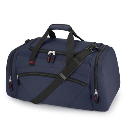 Uarition Gym Bag for Men & Women, 55L Large Sports Duffle Bag, Navy - color: Navy