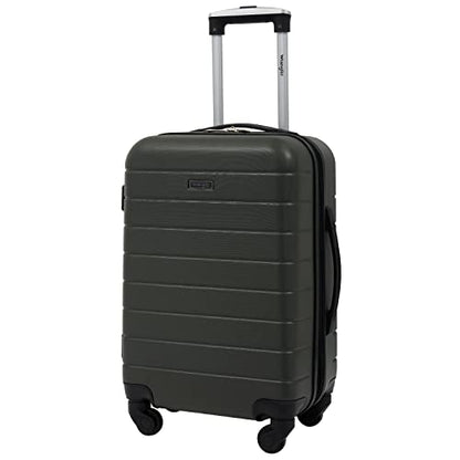 Wrangler Smart Spinner Hardside Luggage, 2 Piece Set, Deep Depths - color: Deep Depths, size: 2 Piece Set