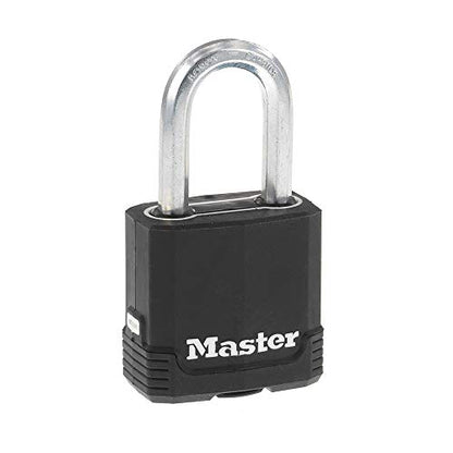 Master Lock Magnum Outdoor Padlock, Heavy Duty Keyed Lock M115XDLF - size: 1 Pack, style: Padlock